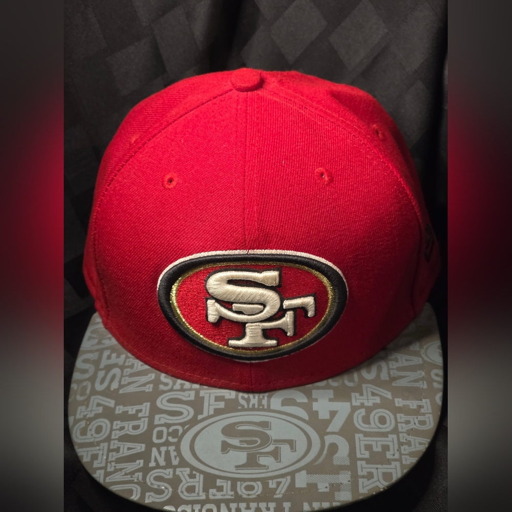 San Francisco 49ers New Era 59Fifty Fitted Hat Size 7